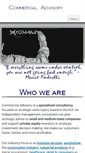 Mobile Screenshot of commercial-advisory.de